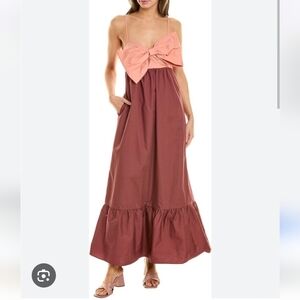 NWT Hutch Olani Bow Flounce Hem Dress